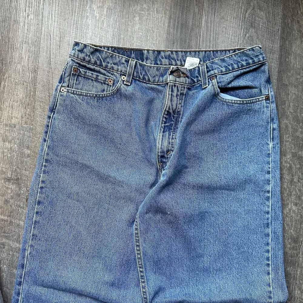 Vintage Levis 567 Jeans Mens 36x34 Blue Baggy 90s Made USA Loose Extra Wide Le